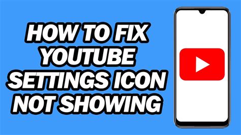 How To Fix Youtube Settings Icon Not Showing Youtube Gear Button