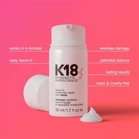 K18 Leave In Molecular Repair Hair Mask The Hair And Beauty Company