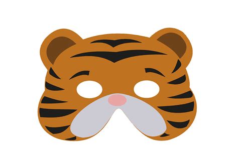 Mascara De Animais Para Imprimir E Recortar - Máscaras para recortar - Jardim Zoológico