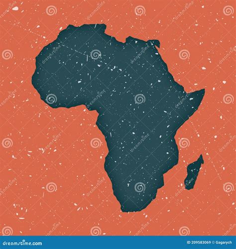 Africa vintage map. stock vector. Illustration of earth - 209583069