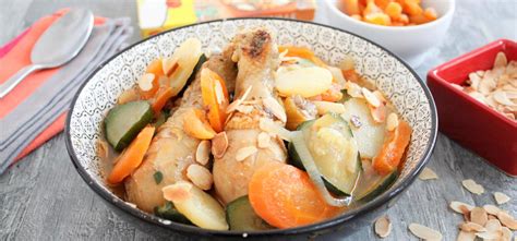 Tajine De Poulet Abricot Amandes Croquons La Vie