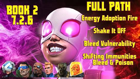 Mcoc Act 726 Full Path Energy Adoption Fire Shake It Off Shifting Immunities Youtube