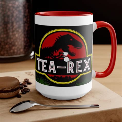 Tea Rex Accent Mugs T Rex Mugs Tea Rex Accent Mugs Dinosaurs Mug Mr