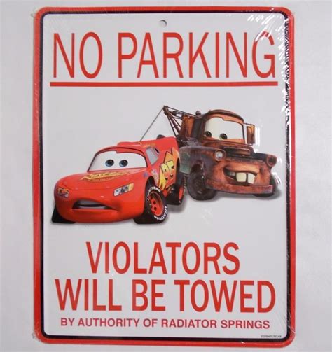 Disney Pixar Cars Signs