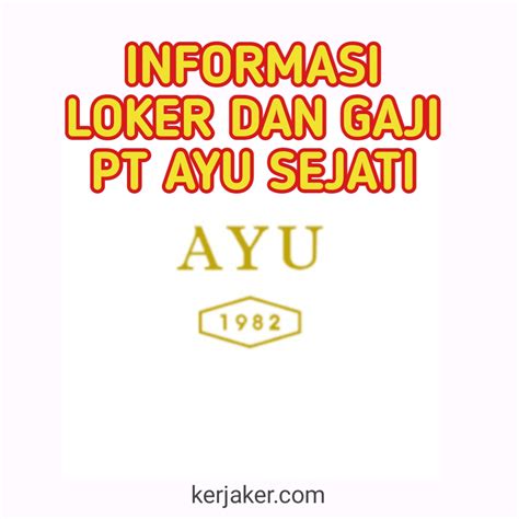 profil pt ayu sejati pabrik perhiasan emas  surabaya kerjaker