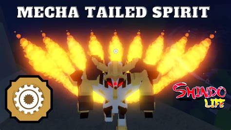 Mecha Tailed Spirit Full Showcase New Codes Shindo Life Youtube