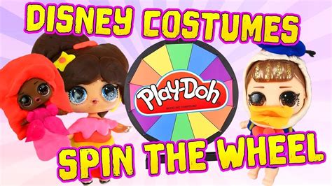 Lol Surprise Dolls Disney Spin The Wheel Game With Play Doh Featuring