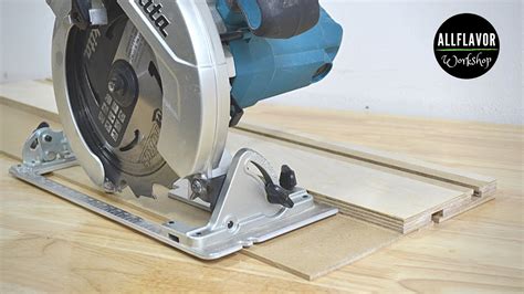 Make A Circular Saw Guide With Diy T Track Youtube