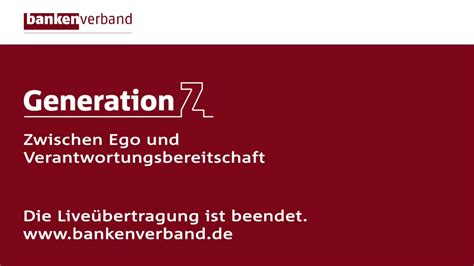 Livestream Von Bundesverband Deutscher Banken E V Youtube