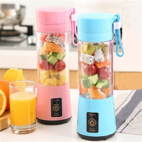 Usb Portable Electric Fruit Juicer Cup Bottle Mixer Rechargeable Juice