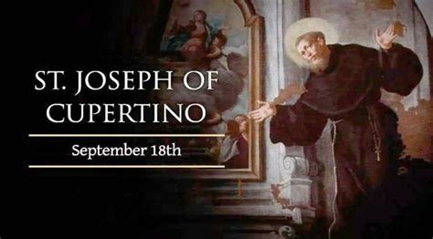 Saint Spotlight Joseph Of Cupertino The Catholic Witness