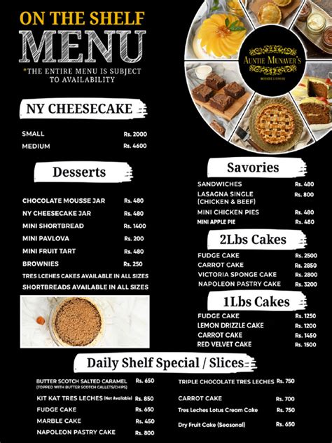 Amc Menu | PDF