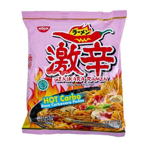 Jual Nissin Gekikara Ramen Hot Carbo Hot Mushroom HOt Chicken