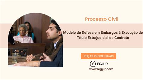 Modelo de Contestação à Execução de Título Extrajudic Peças Processuais