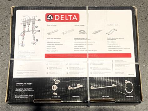 Delta Windemere 2 Handle Widespread Bathroom Faucet Brushed Nickel 35996lf Bn 34449810531 Ebay