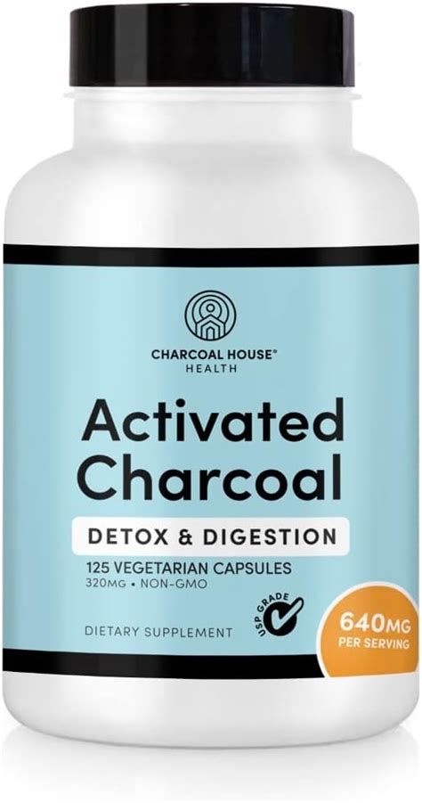 Amazon Charcoal House Activated Charcoal Capsules For Adults