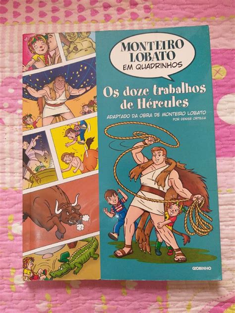 Os Doze Trabalhos de Hércules Monteiro Lobato Livro Editora Globo