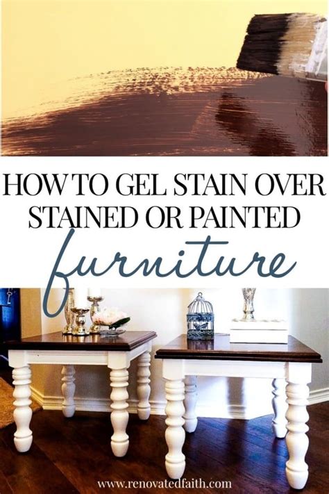 EASIEST Gel Stain Over Paint Tutorial Ultimate DIY Guide Staining