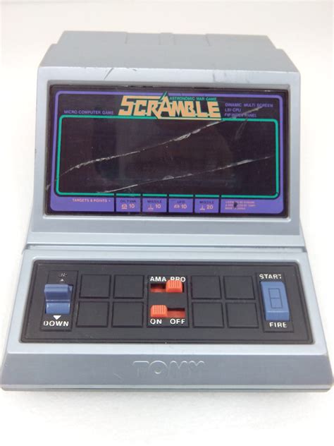 Handheld Empire Game Tomy Astro Blaster スクランブル Rambler Scramble