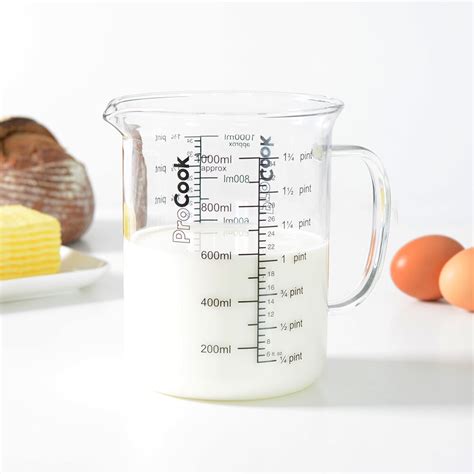 Glass Measuring Jug 1l Measuring Cups Jugs And Spoons From Procook