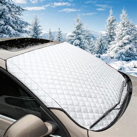 CUQOO Car Windscreen Cover For Winter UV Light Protective Windshield