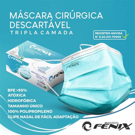 M Scara Cir Rgica E Descart Vel Tripla Camada F Nix Caixa C Unid