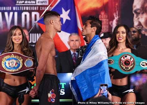 Josh Taylor And Teofimo Lopez Weigh In Taylor 1398 Lopez 140 Boxing News