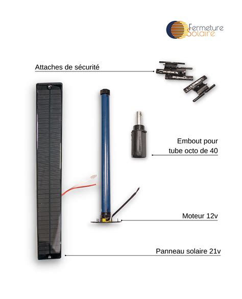 Kit Motorisation Solaire Fermeture Solaire