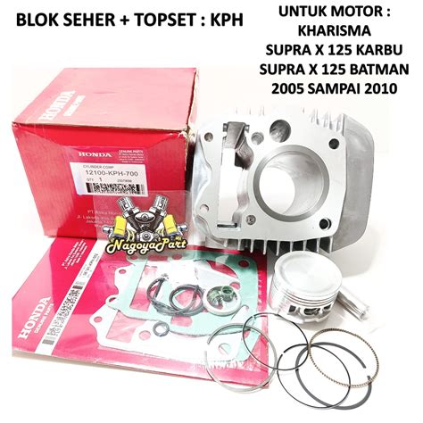 Jual Blok Seher Komplit Ring Piston Kit Kph Kharisma Supra X