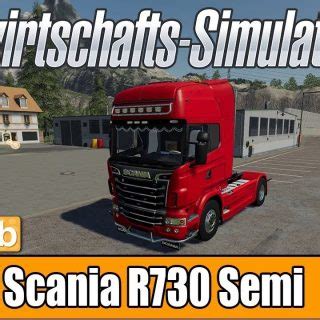 Scania R730 Semi от Ap0lLo v1 0 0 6 FS19 Farming Simulator 22 мод