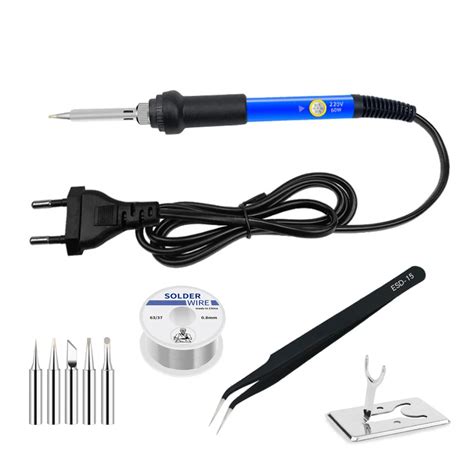 Adjustable Temperature Electric Soldering Iron 220v 110v 60w Welding