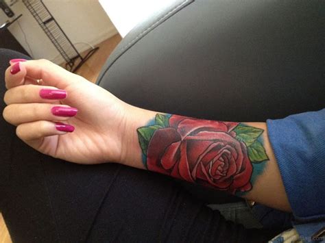 52 Wrist Colorful Rose Tattoo Designs Tattoo Designs TattoosBag