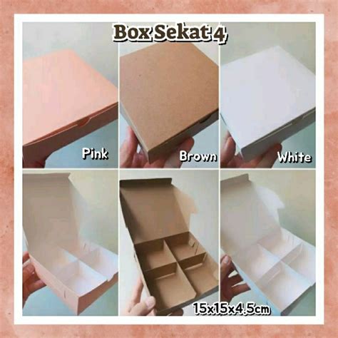 Jual Cake Box Sekat Dus Sekat Eggtart Pie X X Cm Packaging Kotak