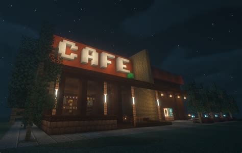 Cafe - coffee shop Minecraft Map