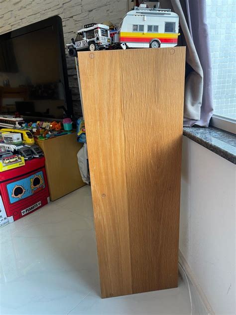 Muji Oak Wood Stacking Shelf Wide 2 Layers 傢俬＆家居 傢俬 書櫃、櫃子及架 Carousell