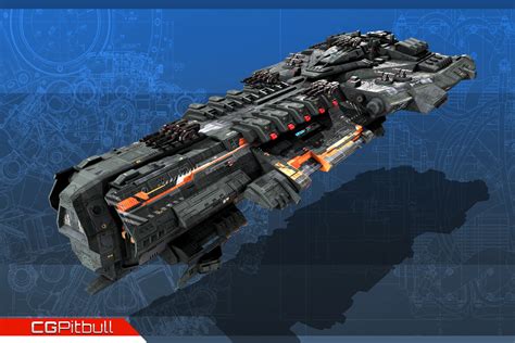 Federation Dreadnought K5 3d Space Unity Asset Store