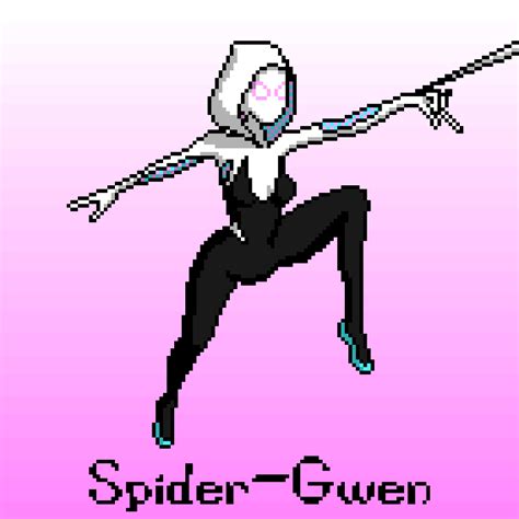 I Made Pixel Spider Gwen R Spiderman