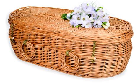 Natural Willow Infant Coffin Fc Douch Funeral Directors