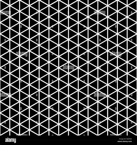 Vector Repeating Geometric Triangular Grid Seamless Pattern Modern