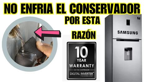 Como checar Refrigerador Nevera Samsung Inverter enfría arriba y abajo