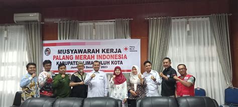 PMI Kabupaten Lima Puluh Kota Gelar Musyawarah Kerja Tahun 2023