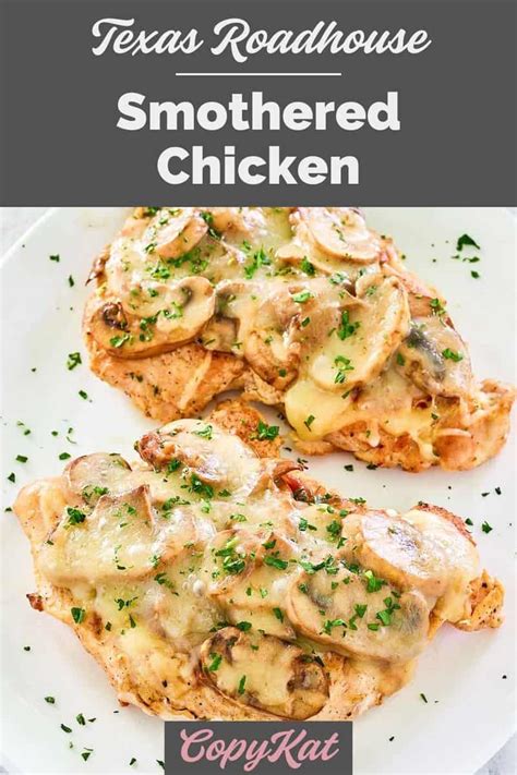 The Best Copycat Texas Roadhouse Smothered Chicken CopyKat Recipes