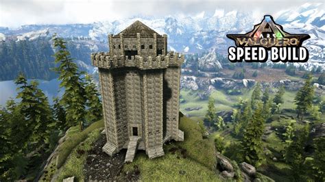 Ark Stoneguard Castle Speed Build Part 1 Keep Youtube