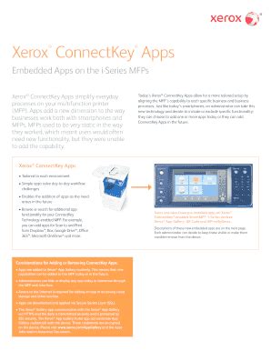 Fillable Online Xerox ConnectKey Apps Fax Email Print PdfFiller