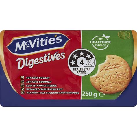 Mcvities Healthy Choice Digestives 250g Woolworths