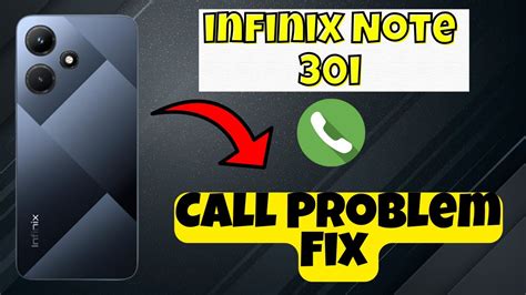 Call Problem Fix Infinix Note I How To Solve Call Issues