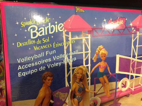 Vintage Sparkle Beach Barbie Accessories Set Toys Games Other Toys