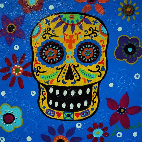 Calavera Painting by Pristine Cartera Turkus