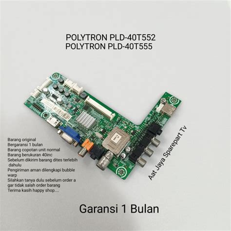 Jual Mainboard Tv Led Polytron Pld T Mb Mobo Modul