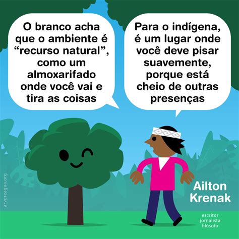 Ailton Krenak E O Futuro Ancestral Arvoreagua